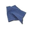 pochette bleue trianglé