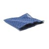 pochette bleue trianglé