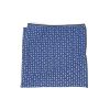 pochette bleue trianglé