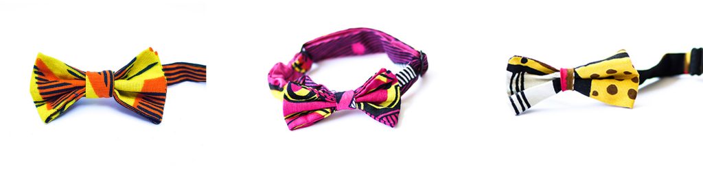 Noeud papillon en tissu wax